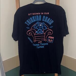 Blues Clues Black Graphic T-Shirt Size XL